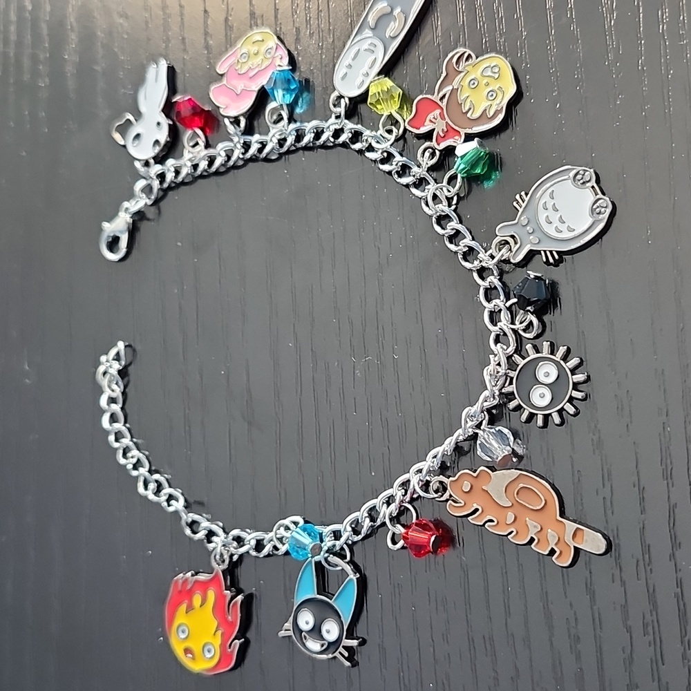 Studio Ghibli Inspired Charm Bracelet